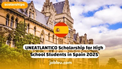 UNEATLANTICO Scholarship for High School Students in Spain 2025